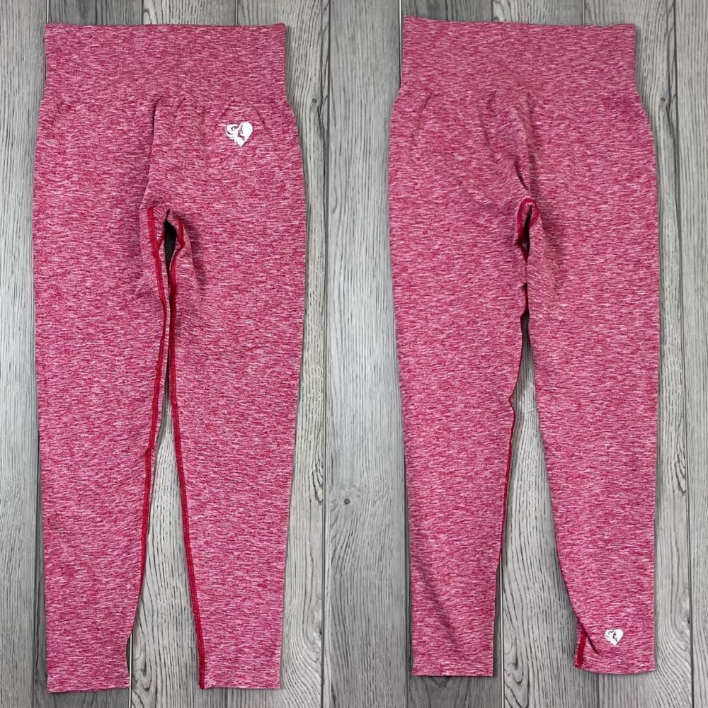 Women's Best Size XL Red Merl Move Seamless Activewear High Rise Pull On Legging